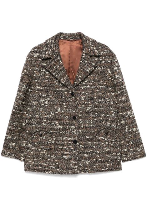 Brown Maritè Hunny jacket BLAZÉ MILANO - women